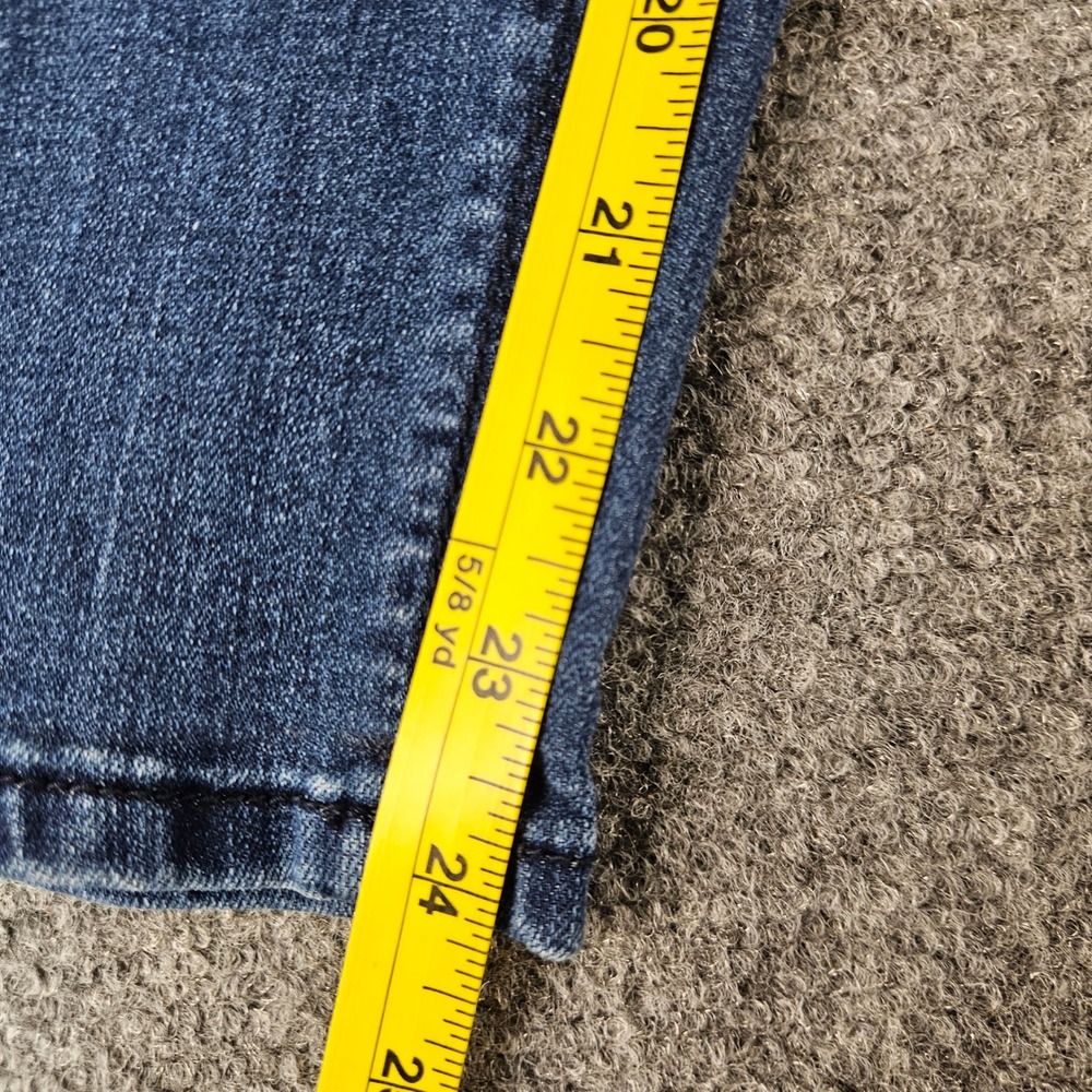 Catherines Est 1946 Denim Blue Cropped Jeans Plus Size 26W Contemporary Capri - Picture 4 of 9